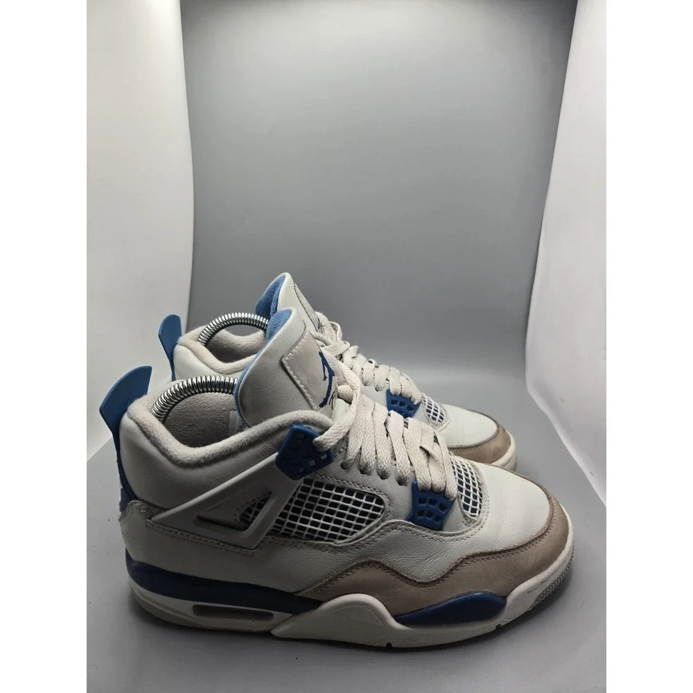 Air Jordan 4‎ Retro 2024 Military Blue Mens 6 Basketball Sneakers FV5029-141